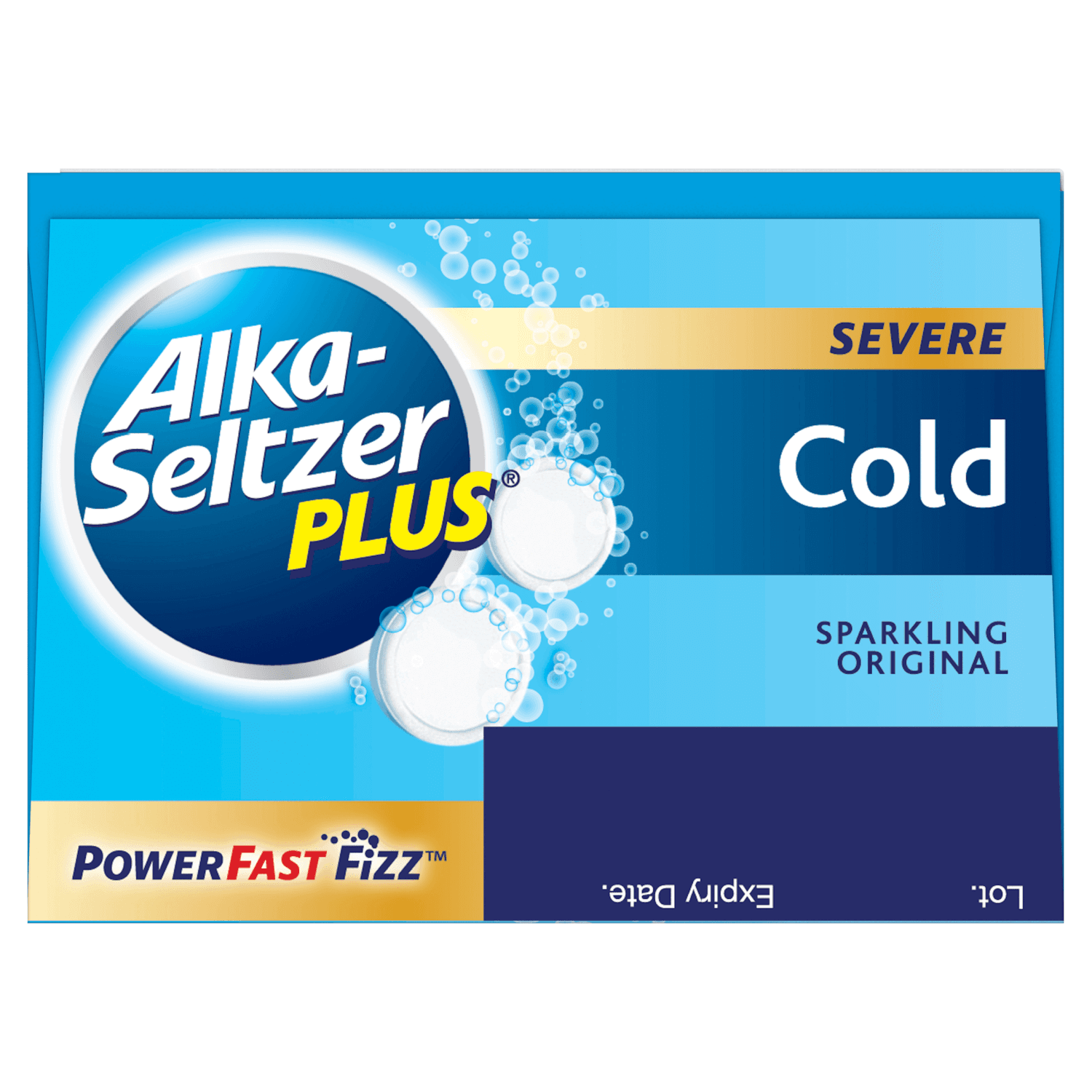 Alka-Seltzer Plus® Severe Cold PowerFast Fizz Effervescent Tablets Sparkling Original (20 count)