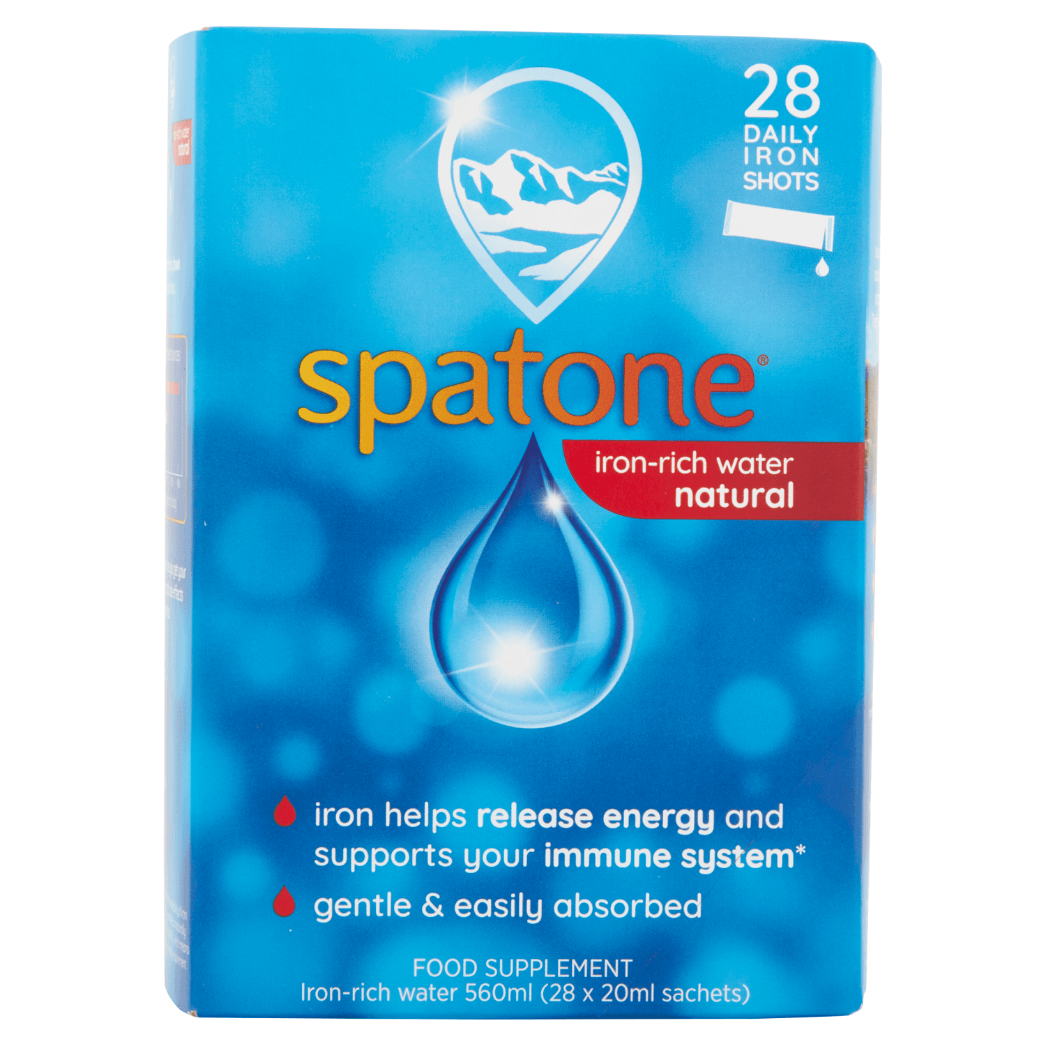 Spatone Natural Liquid Iron Supplement Original (28 x 20 ml)