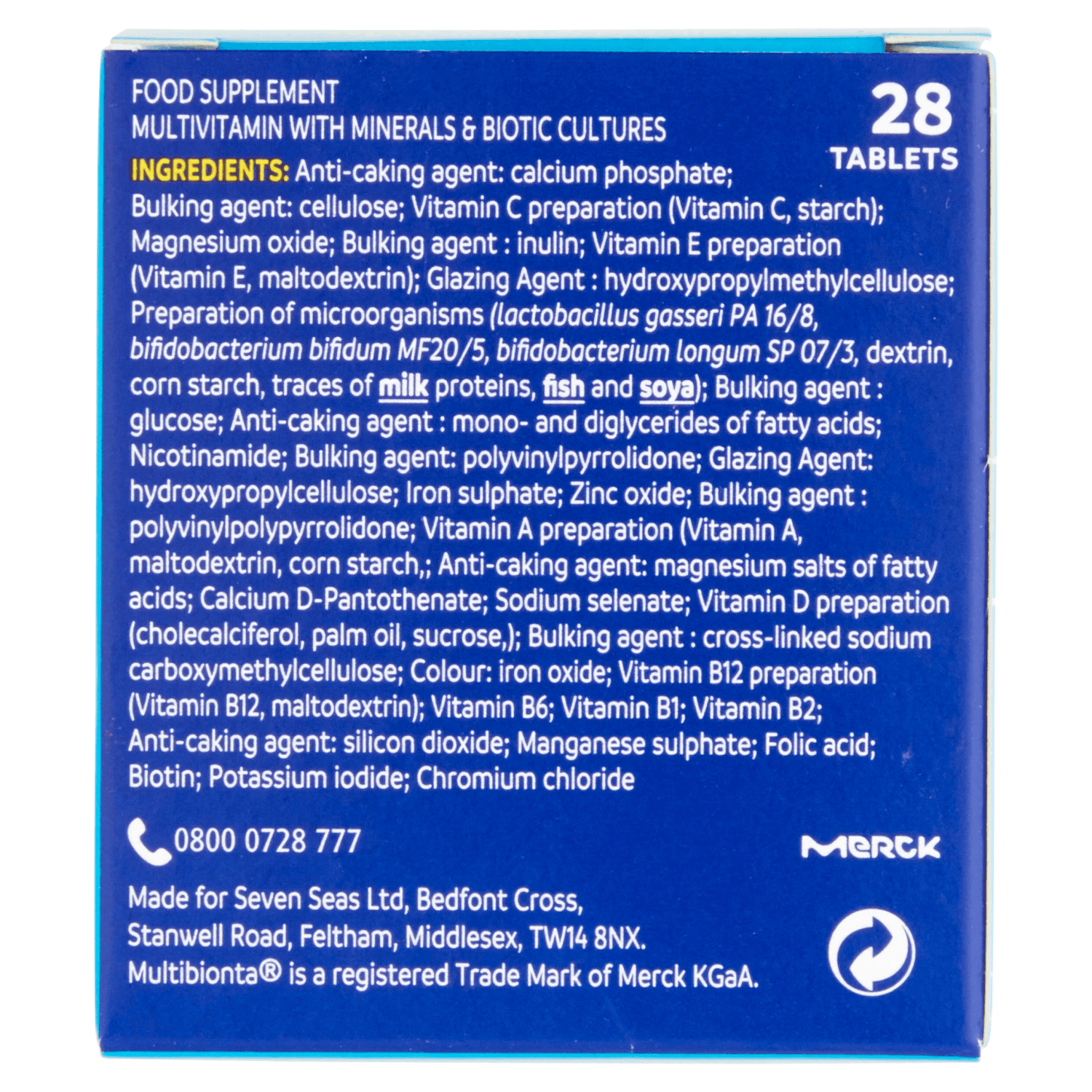 Multibionta Vitality (28 Tablets)