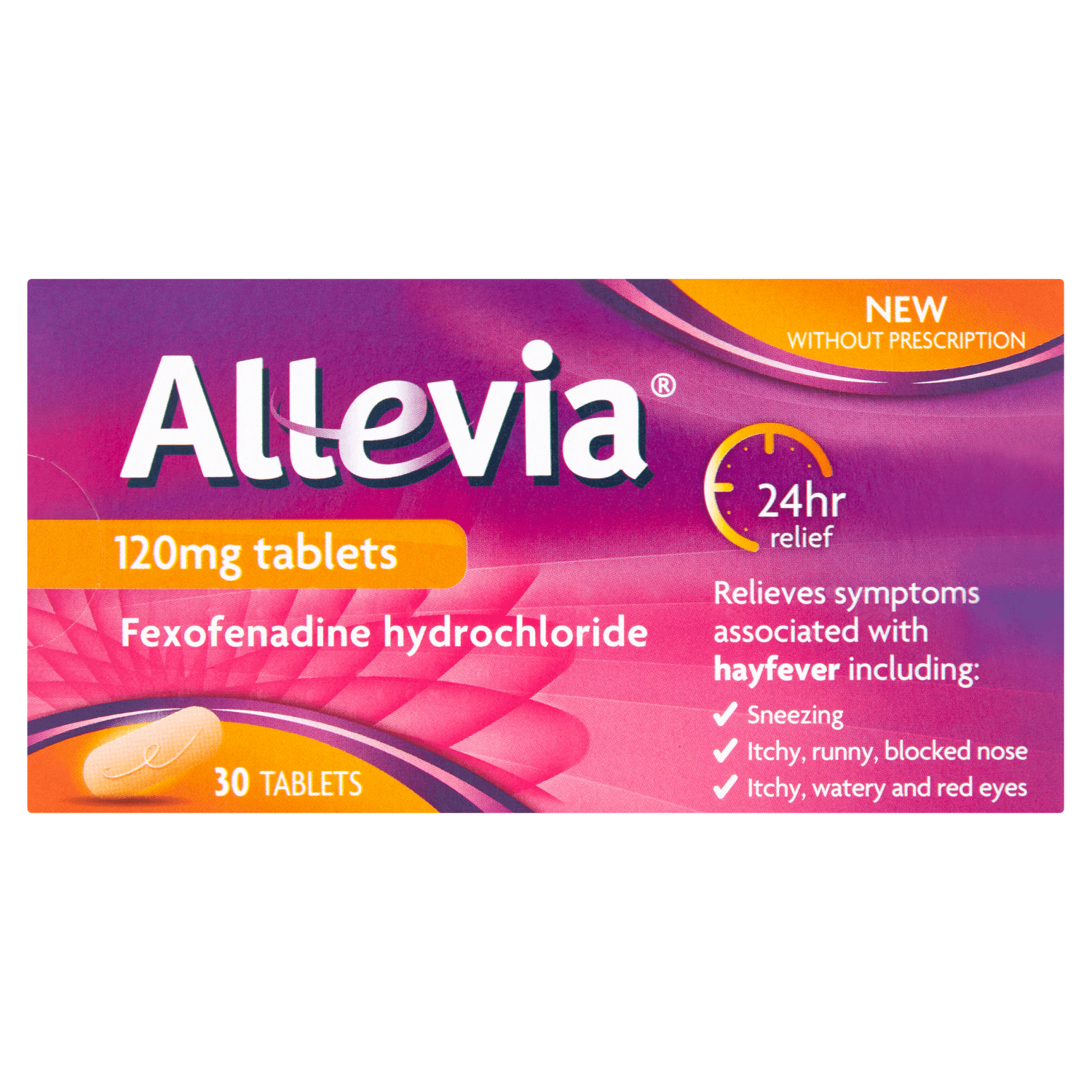 Allevia 120mg Tablets (30 Tablets)