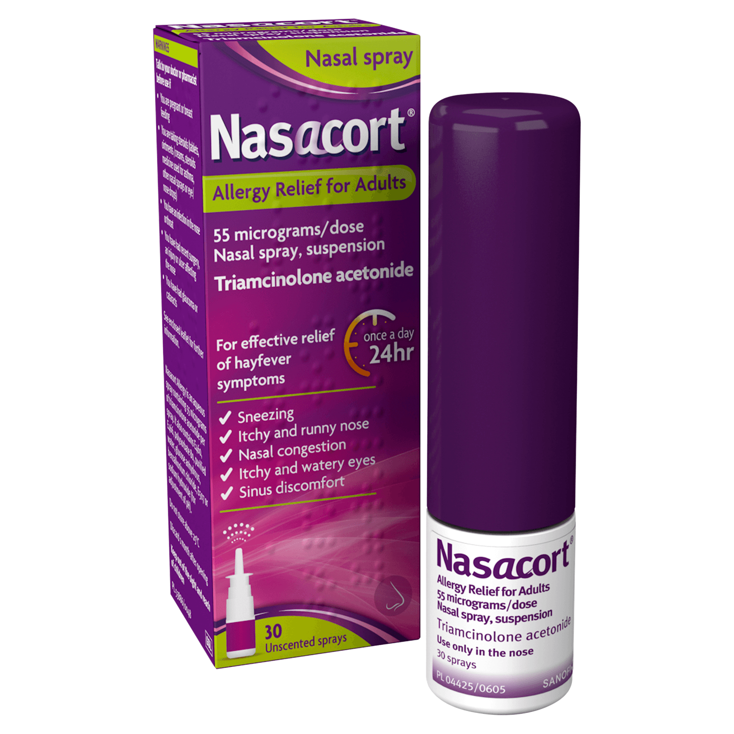 Nasacort Hayfever Allergy Nasal Spray (30 Sprays)