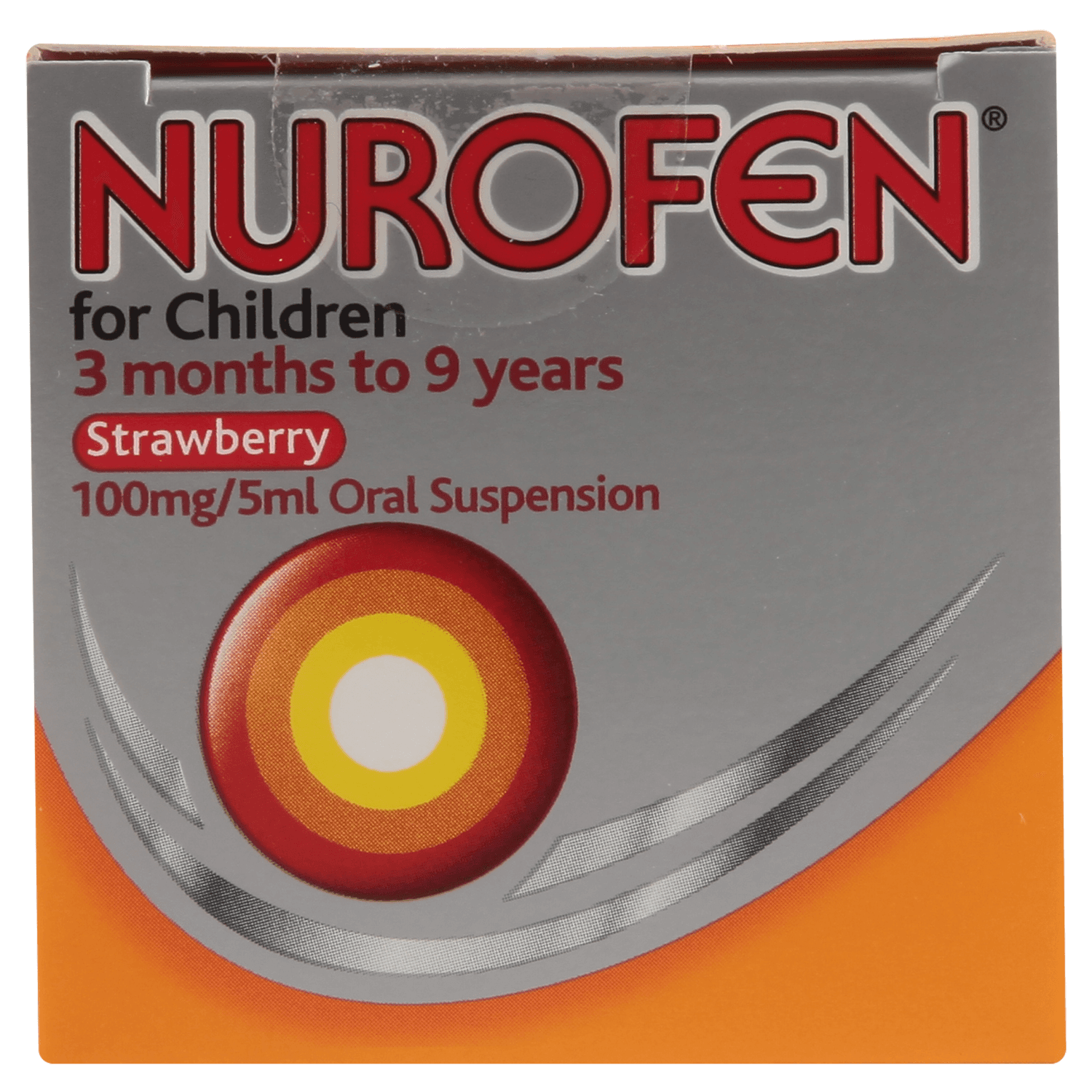 Nurofen for Children 3 months to 9 years Strawberry Flavour Oral Suspension (100ml)